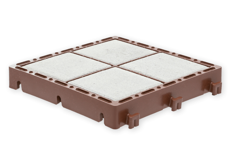 BLOXX – Parkplatzgitter terracotta